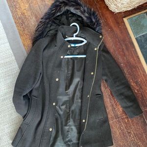 Ellen Tracey Olive Green Jacket